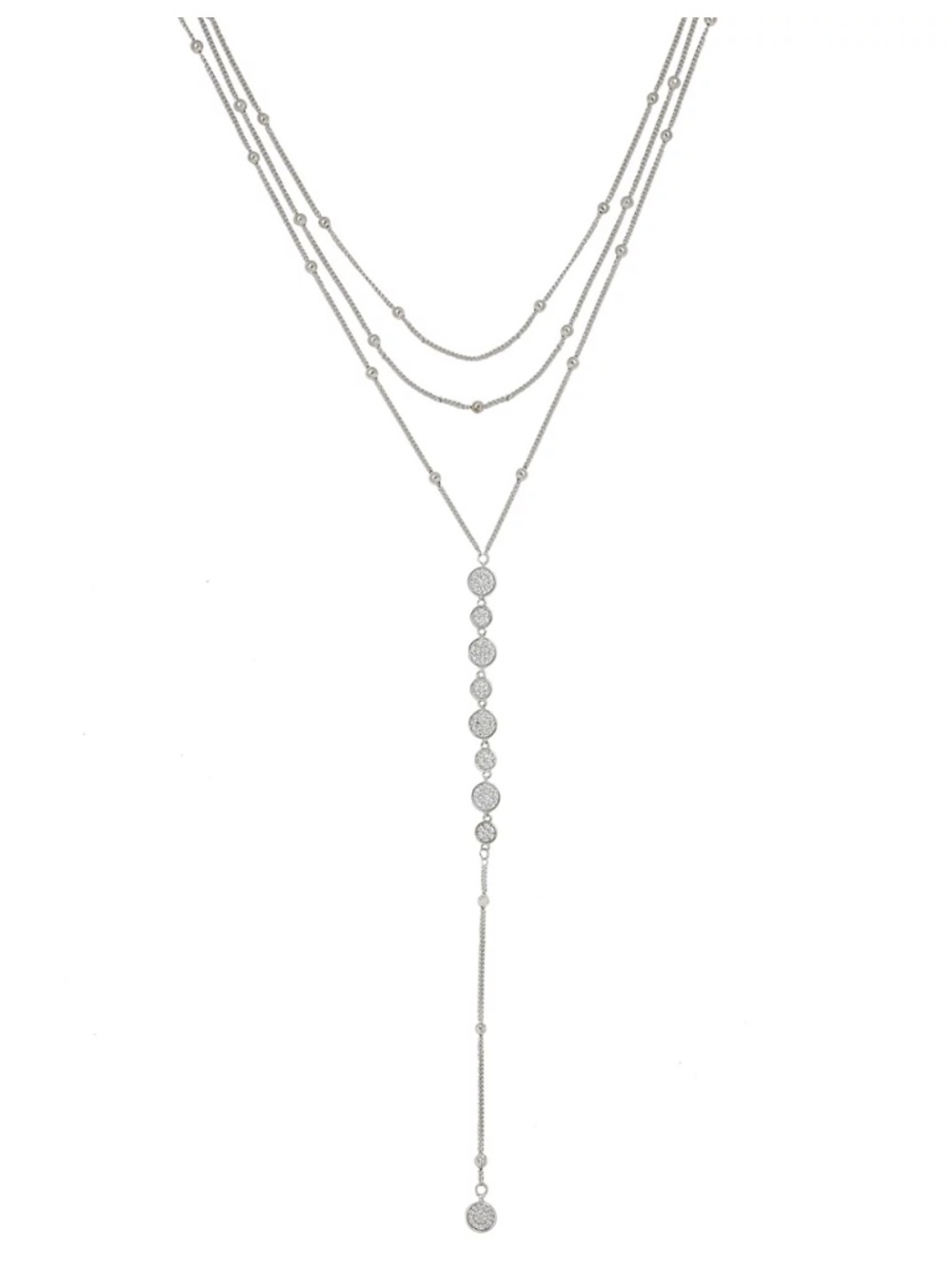 Ettika Blai Dreams Silver Necklace
